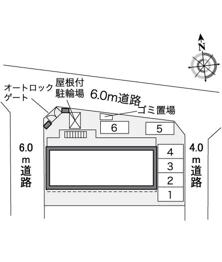 ★手数料０円★西多摩郡瑞穂町長岡　月極駐車場（LP）